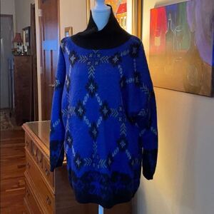 Vintage Benetton Italian Wool Oversized Sweater